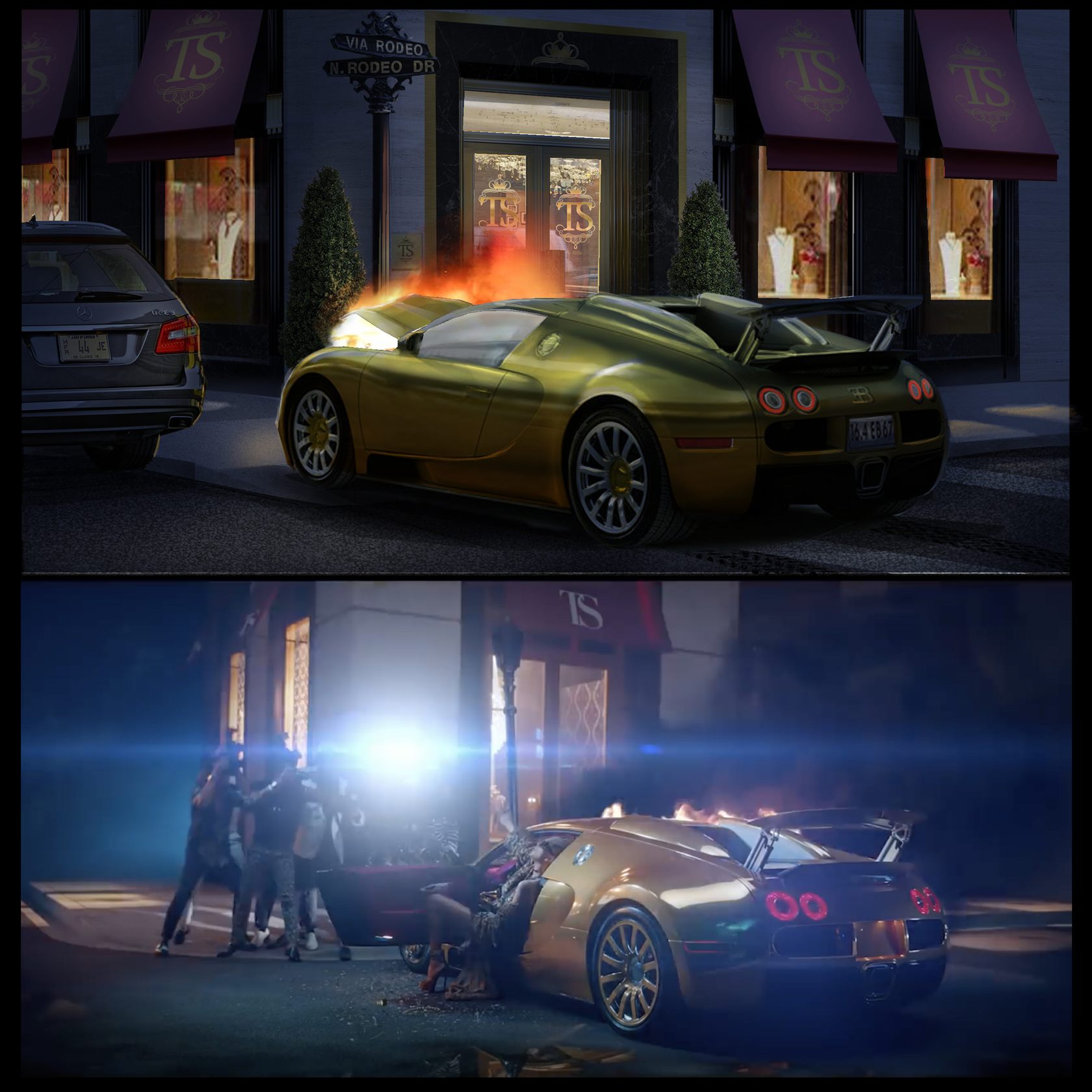 justin bieber bugatti crash